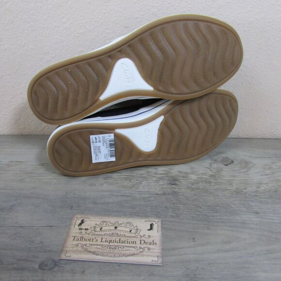 Cloudstepper by Clarks Women's 6 Breeze Step Slip On Flat Sneakers Dark Navy - Picture 4 of 4